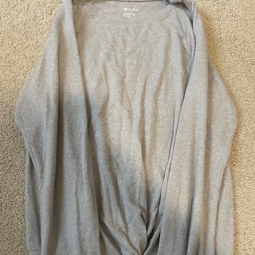 Girls Zella athletic sweater.